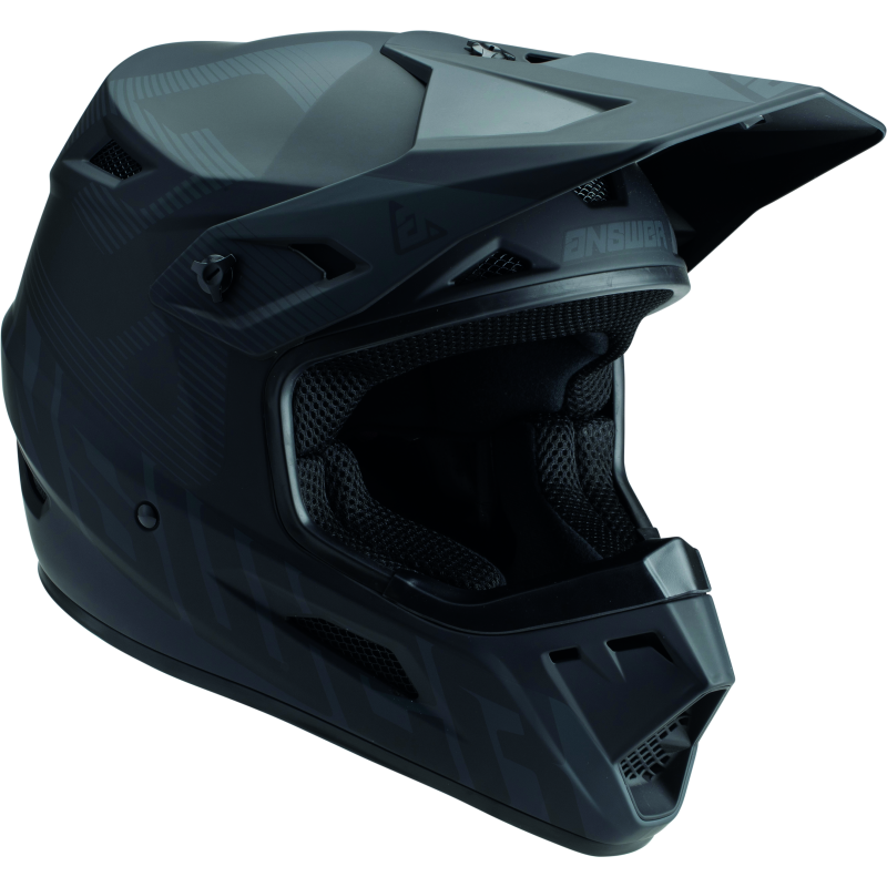Answer AR1 V2 Bold Helmet Black/Dark Grey - Small
