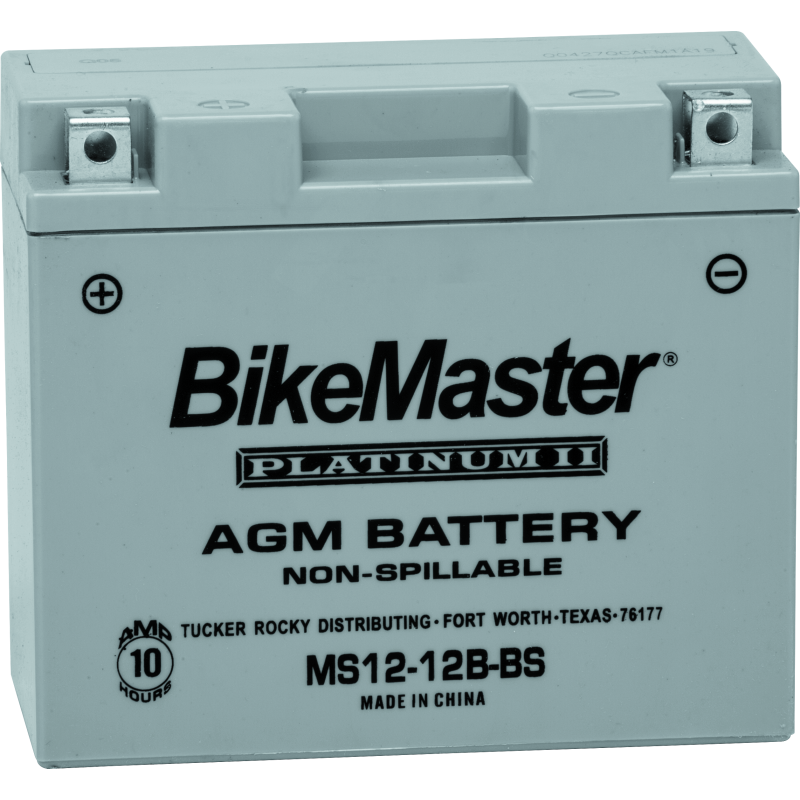 BikeMaster AGM Battery - MS12-12B-BS