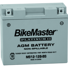 BikeMaster AGM Battery - MS12-12B-BS