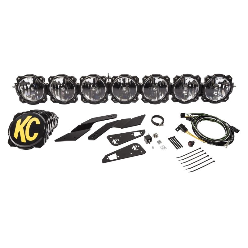 KC HiLiTES Can-Am X3 45in. Pro6 Gravity LED 7-Light 140w Combo Beam Overhead Light Bar System