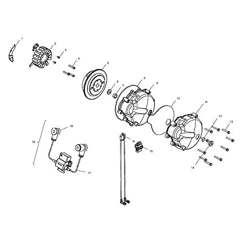 Polaris ATV Ignition Kit, ATV, Genuine OEM Part 2202602, Qty 1