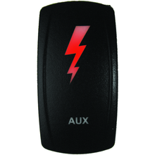 DragonFire Racing Lighted Switch Aux On/Off Red Led