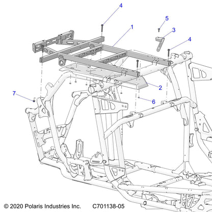 Polaris Ranger RIVET, Genuine OEM Part 7662087, Qty 1