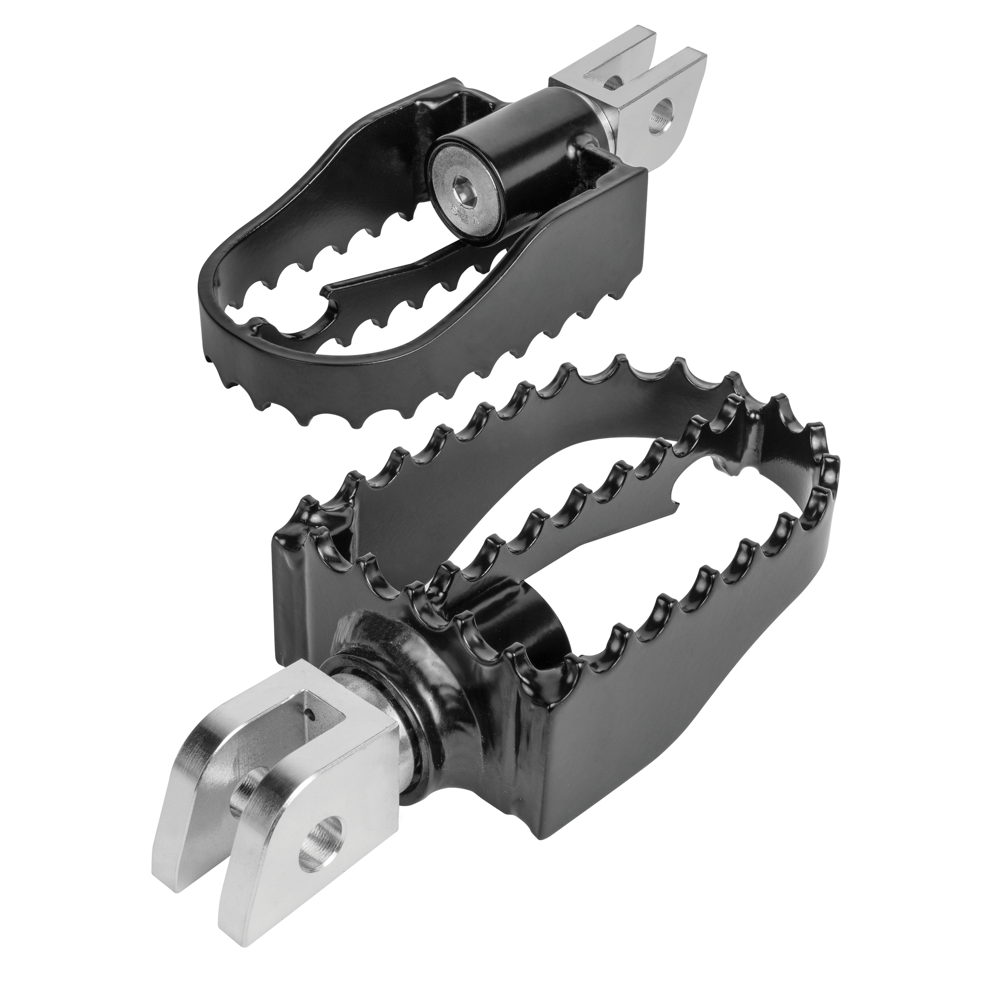 Mx Style Foot Pegs Tri Black