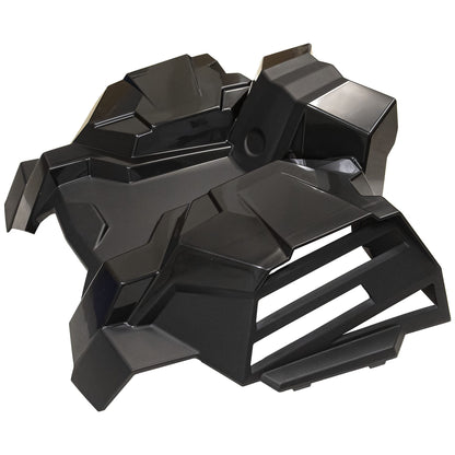 Polaris ATV Center Radiator Shroud, Gloss Black, Genuine OEM Part 5454714-070, Qty 1