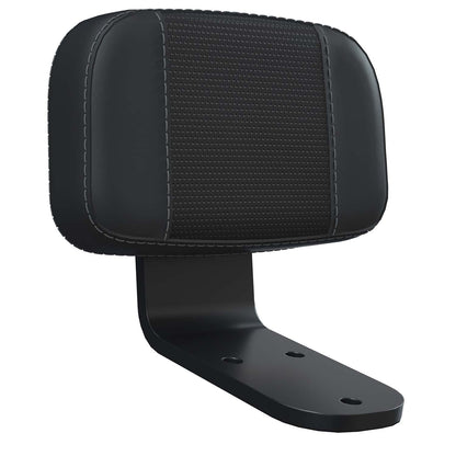 Indian Motorcycle Syndicate Passenger Backrest, Low Profile, Fits Scout, Scout Bobber, Scout Rogue, Scout Rogue Sixty Models and More, All-Weather Black Vinyl, for Comfort and Support - 2889429-VBA