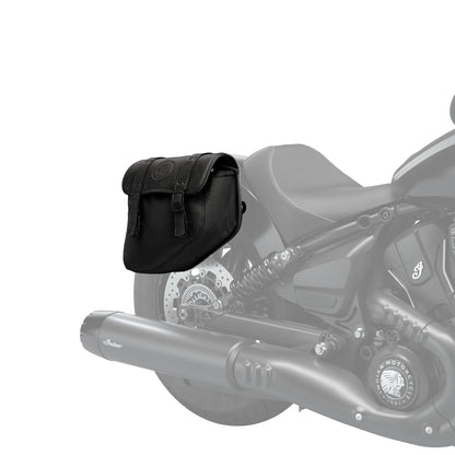 Indian Motorcycle Saddle Bag Right-Hand for Specific Scout Models, Black Waterproof Motorcycle Side Bag, Powersports Saddle Bags for Motorcycle Storage, Qty 1-2890284-VBA