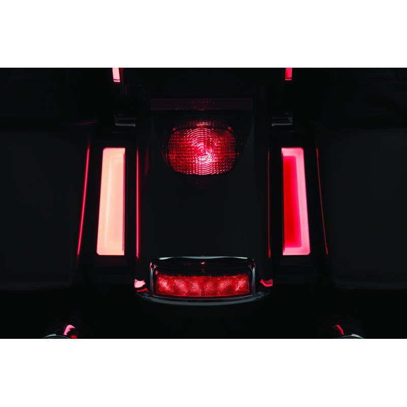 Kuryakyn Tracer L.E.D. Inserts For Saddlebag Supports Black