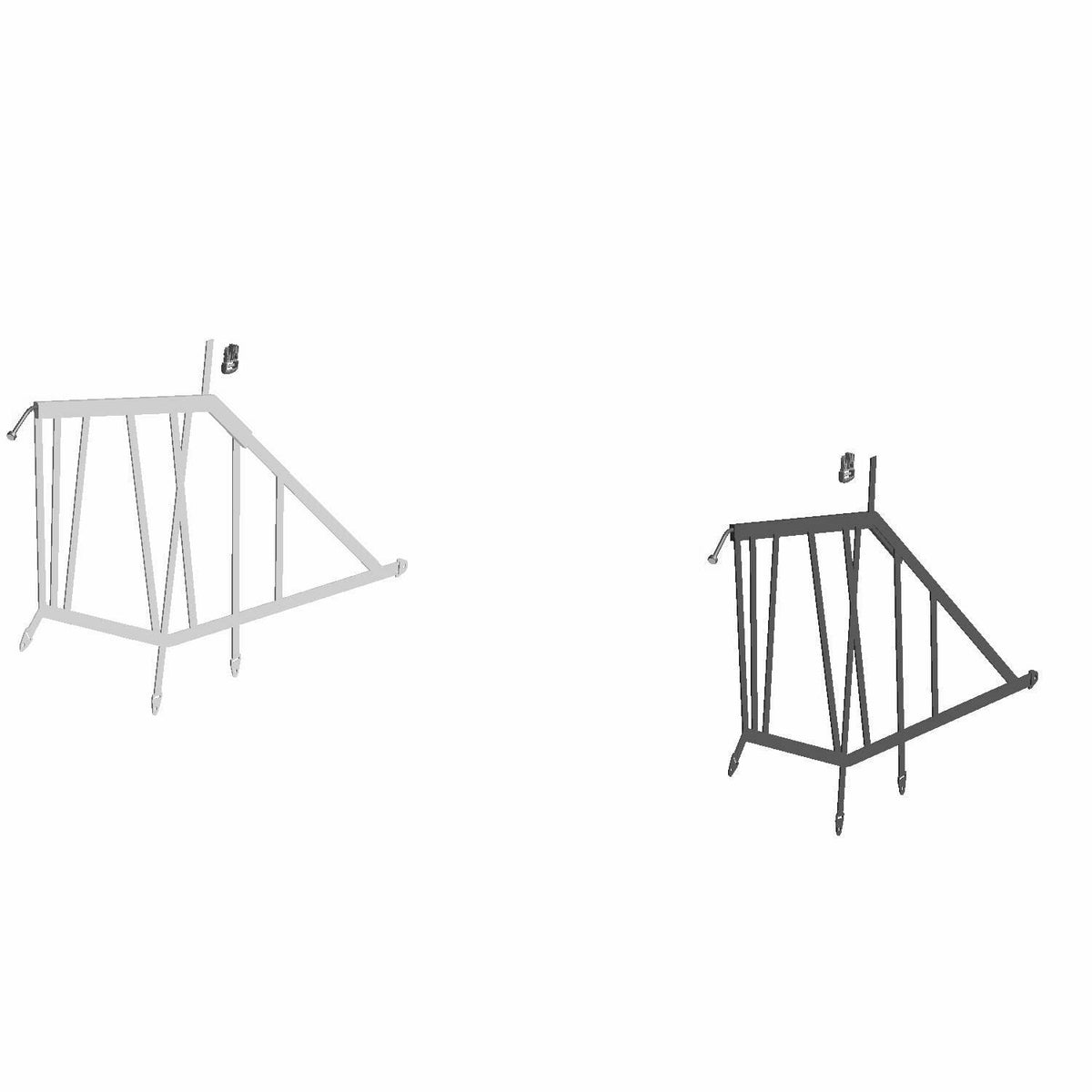 Polaris Ranger Door Nets, Rear, RGR, Genuine OEM Part 2689472, Qty 1
