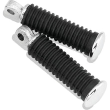 Bikers Choice Chrome Cap Rider Pegs Male Mount Style Replaces H-D 49117-77T