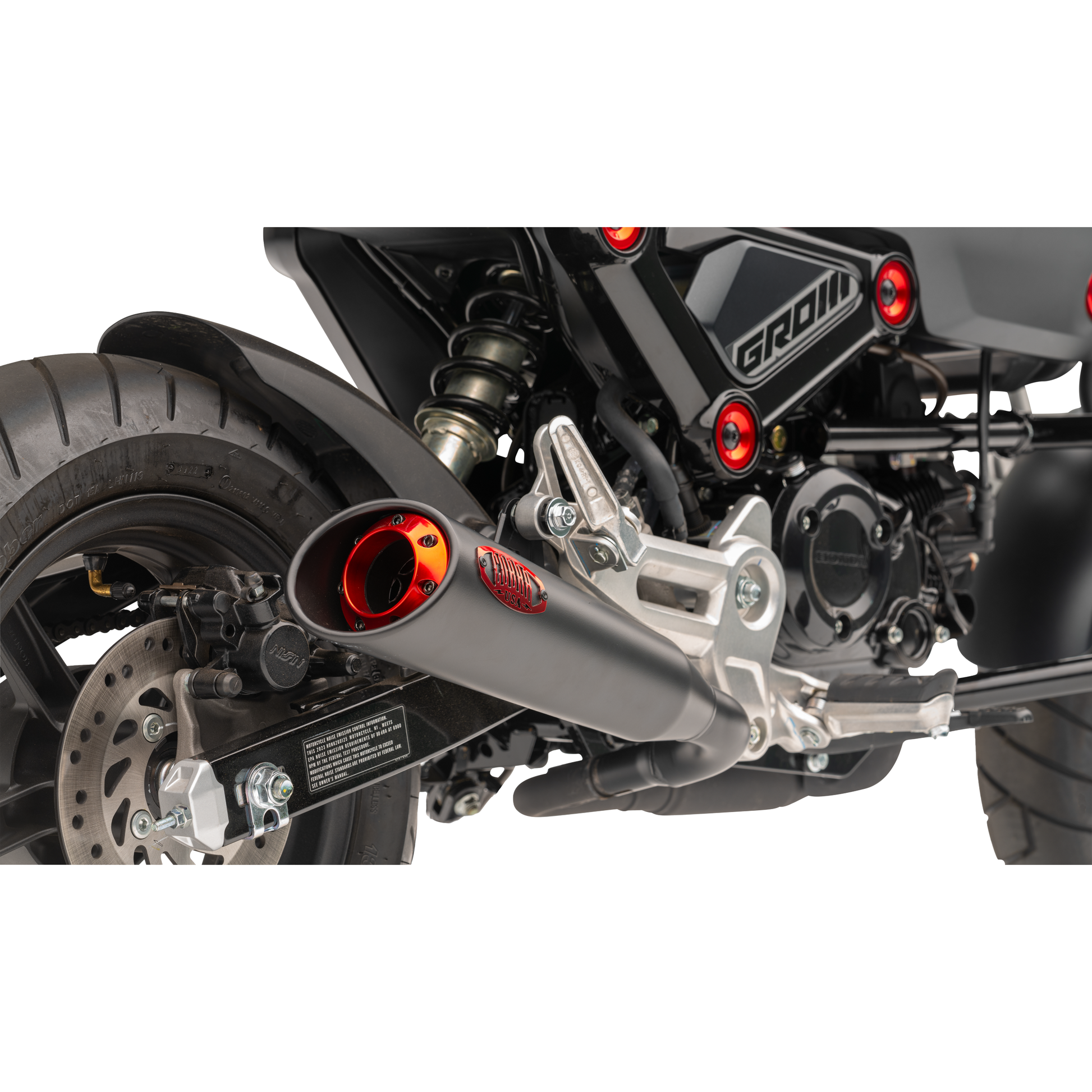 Slip On W/ Red Tip Hon Grom 22 23