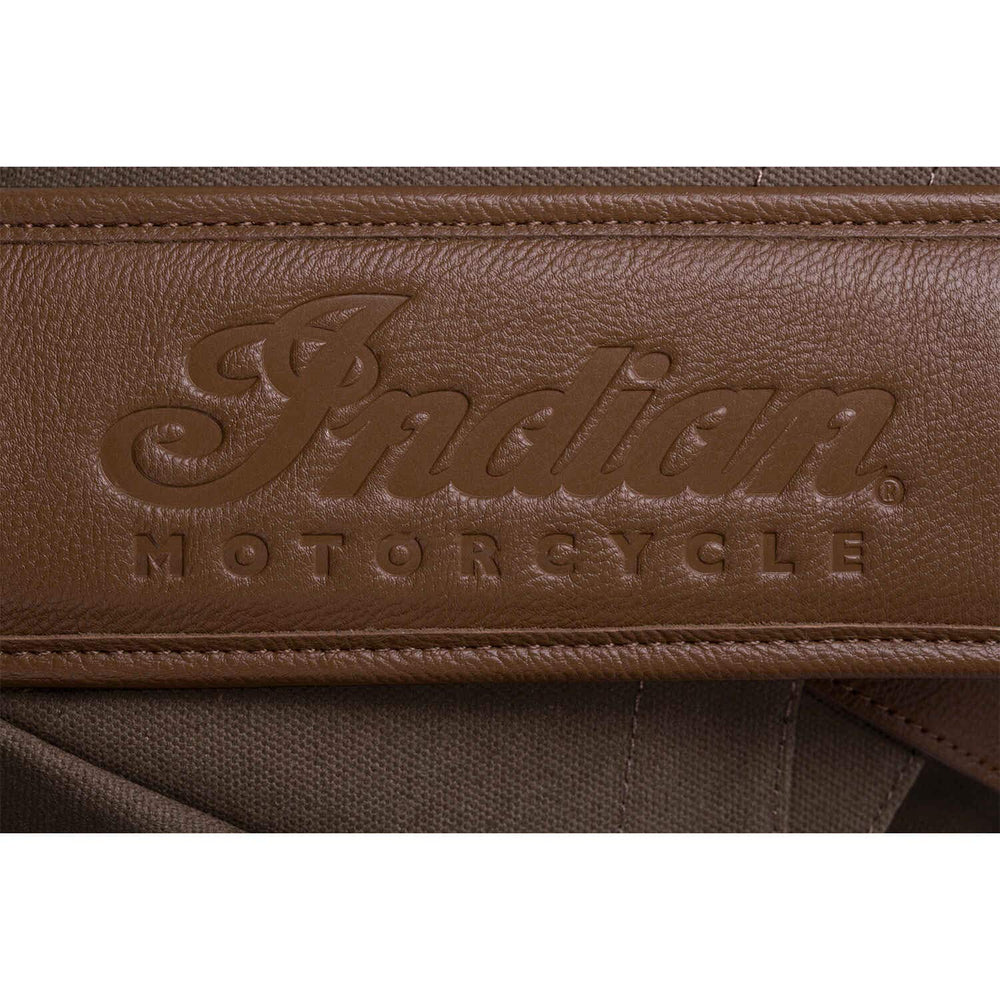
                      
                        Indian Motorcycle Waxed Cotton Messenger Bag, Olive - one size
                      
                    