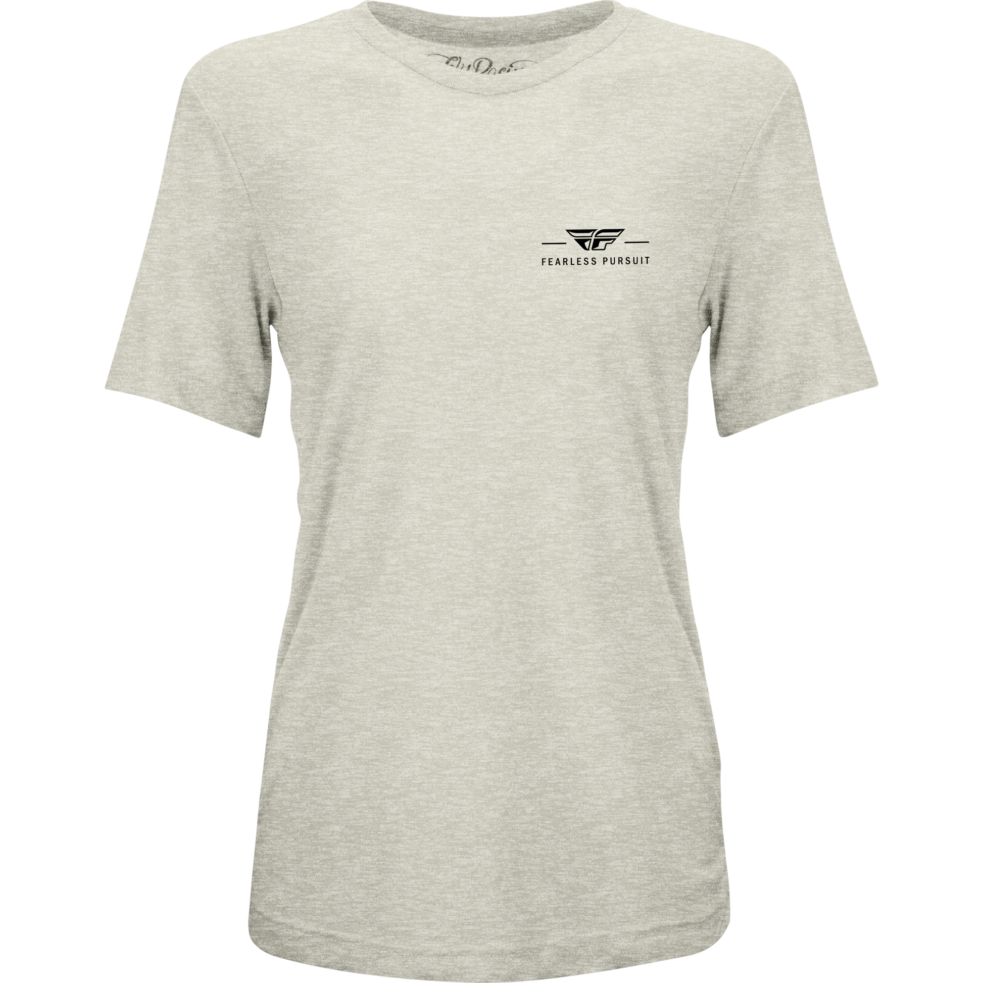Women's Fly Motto Tee Cream Md
