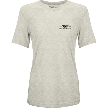 Women's Fly Motto Tee Cream Md