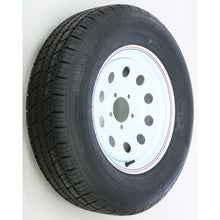 Trailer Tire And Wheel Assembly White