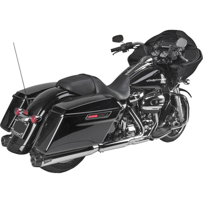 Comp S Slip On M8 Flh/Flt Chrome W/Cf Endcap