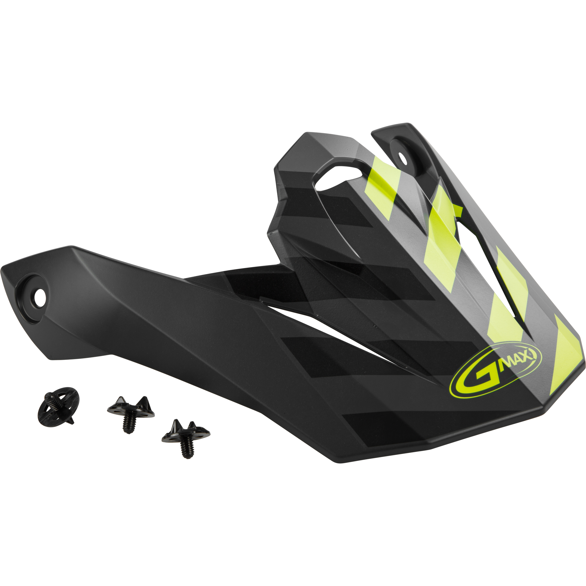 Visor W/Screws Fame Mx 86 Matte Dark Grey/Hi Vis