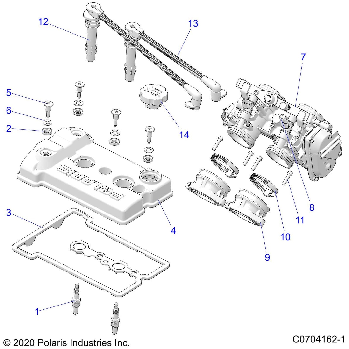 Polaris RZR Fuel Rail, SRV, Genuine OEM Part 2521878, Qty 1
