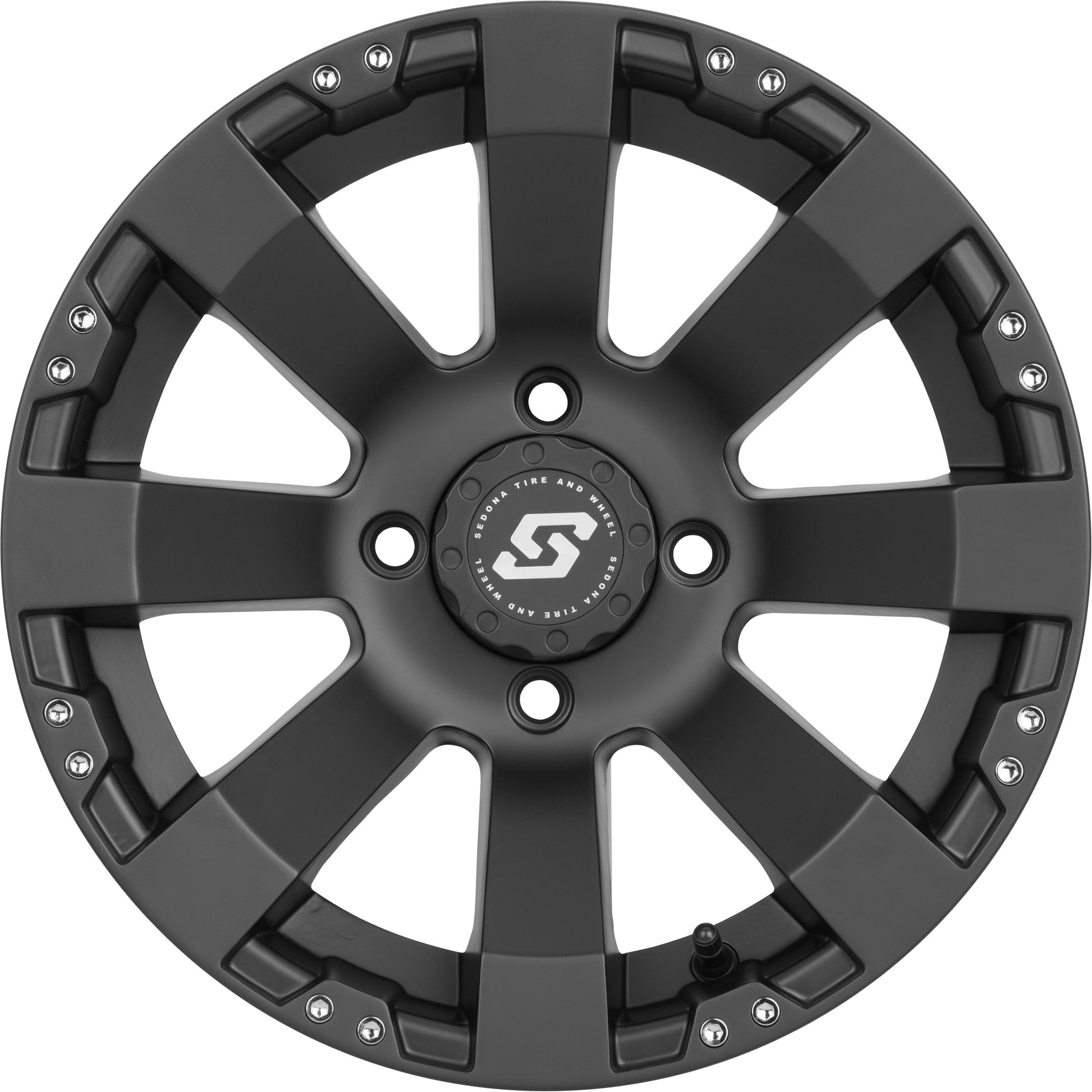 Spyder Wheel 12x7 4/110 5+2 (+10mm) Black