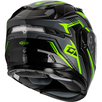 Md 01s Transistor Snow Helmet Black/Grey/Green Md