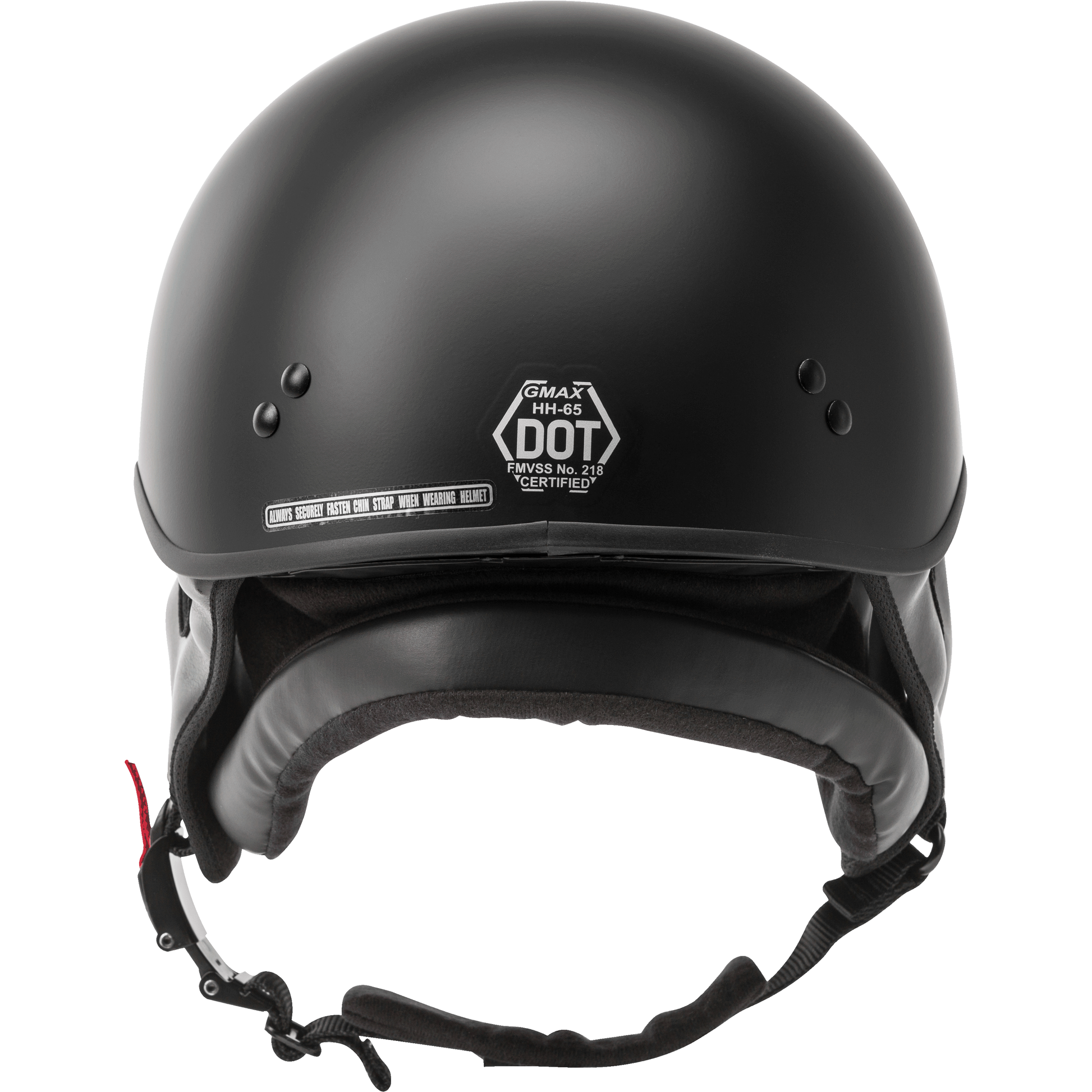Hh 65 Half Helmet Naked Matte Black Xs