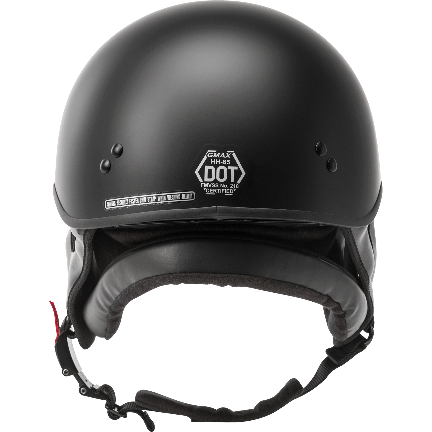 Hh 65 Half Helmet Naked Matte Black Xl