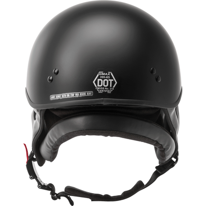 Hh 65 Half Helmet Naked Matte Black Lg