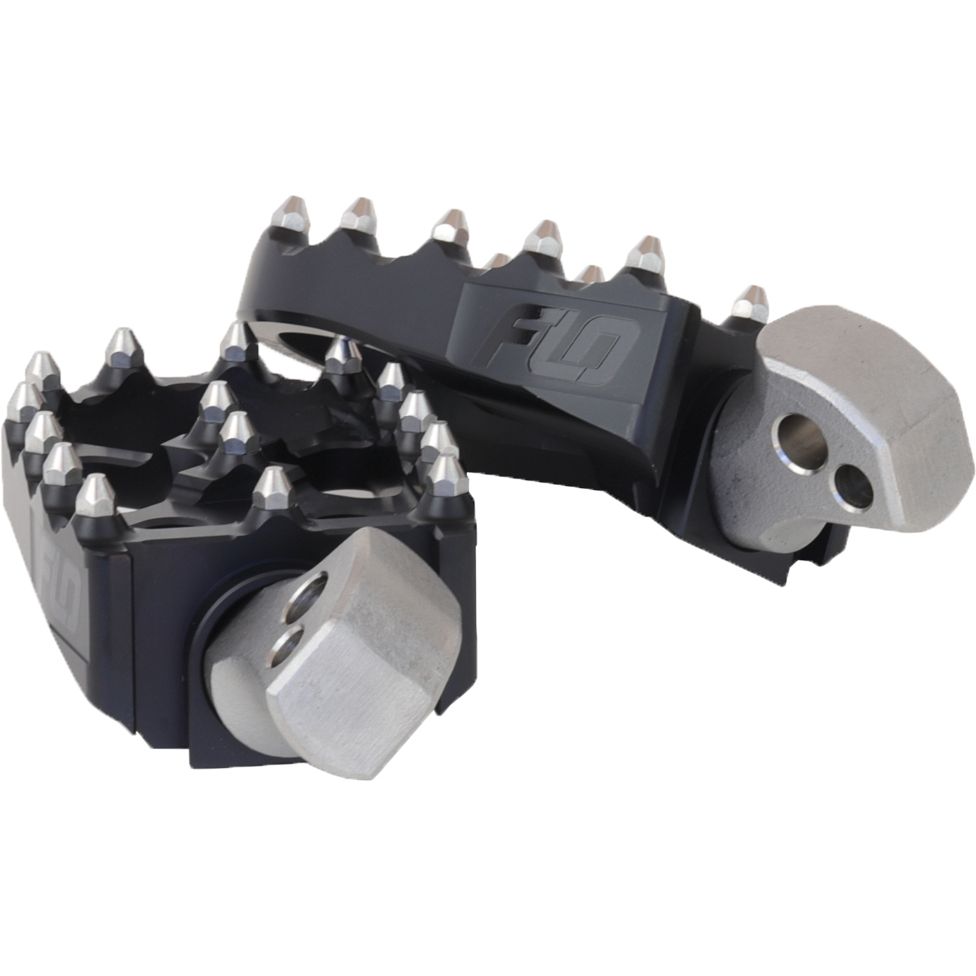 Moto Style Passenger Pegs Black M8 Softail