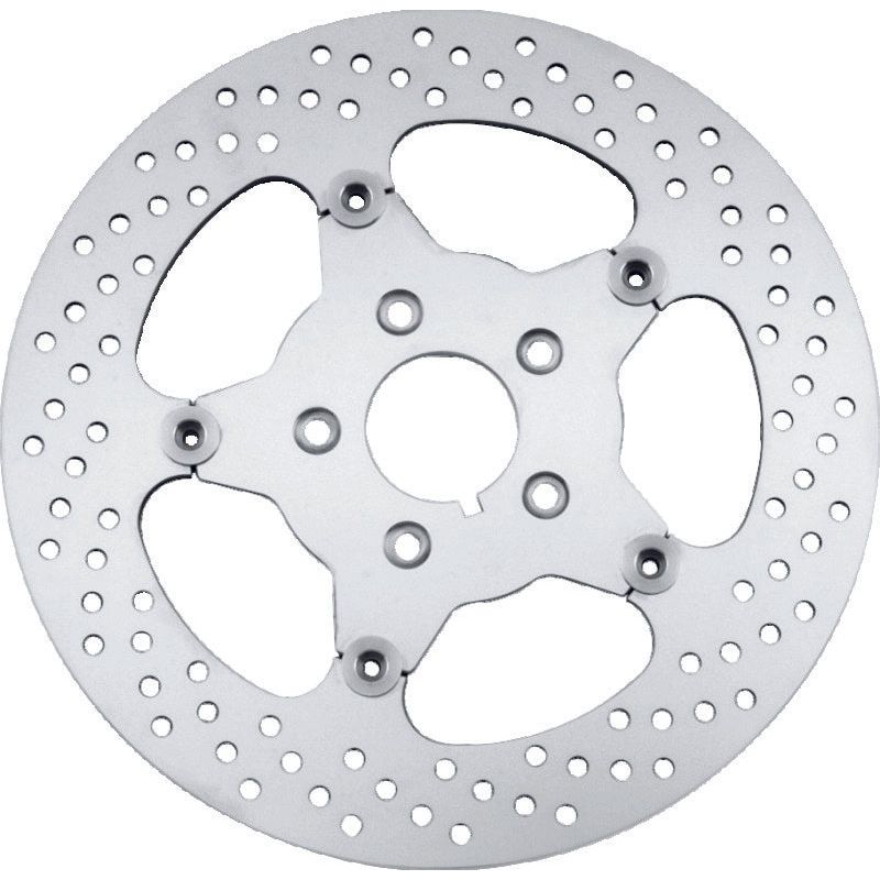 Bikers Choice 84-99 Big Twin & XL 11.5 Inch Front Stainless Mirror Fltg Rotor Replaces H-D 44136-84