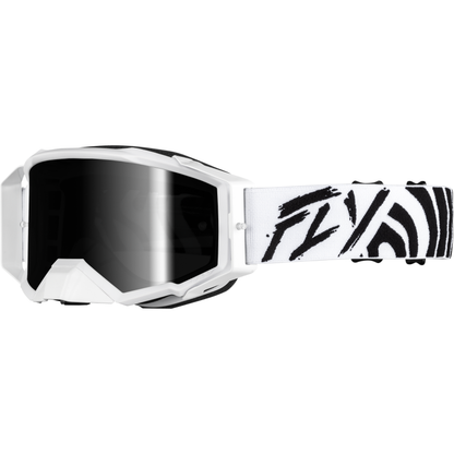Zone Elite Goggle Black/White W/ Black Mirror/Smoke Lens