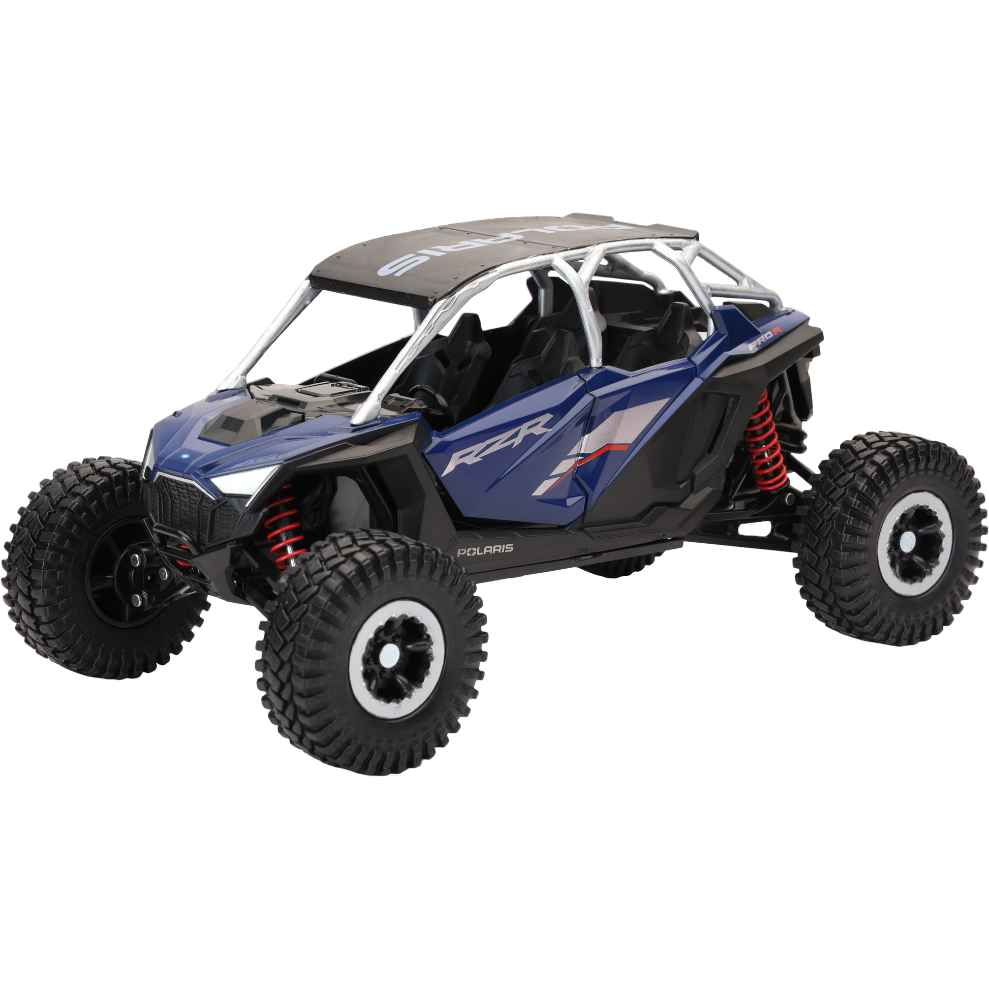 1:18 Scale Polaris Rzr Pro R4 Rock Crawler Azure Crystal