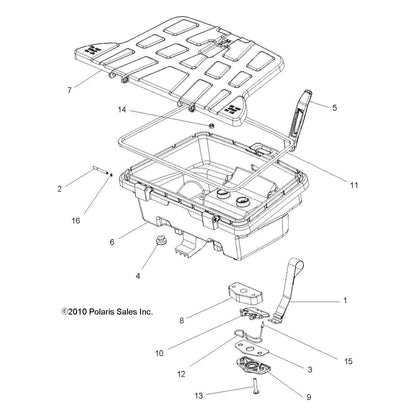 Polaris ATV RIVET-POP 1/8(.44-.47)-AL, Genuine OEM Part 7662000, Qty 1