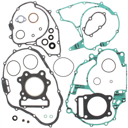 QuadBoss 88-00 Honda TRX300 FourTrax Complete Gasket Set w/ Oil Seal