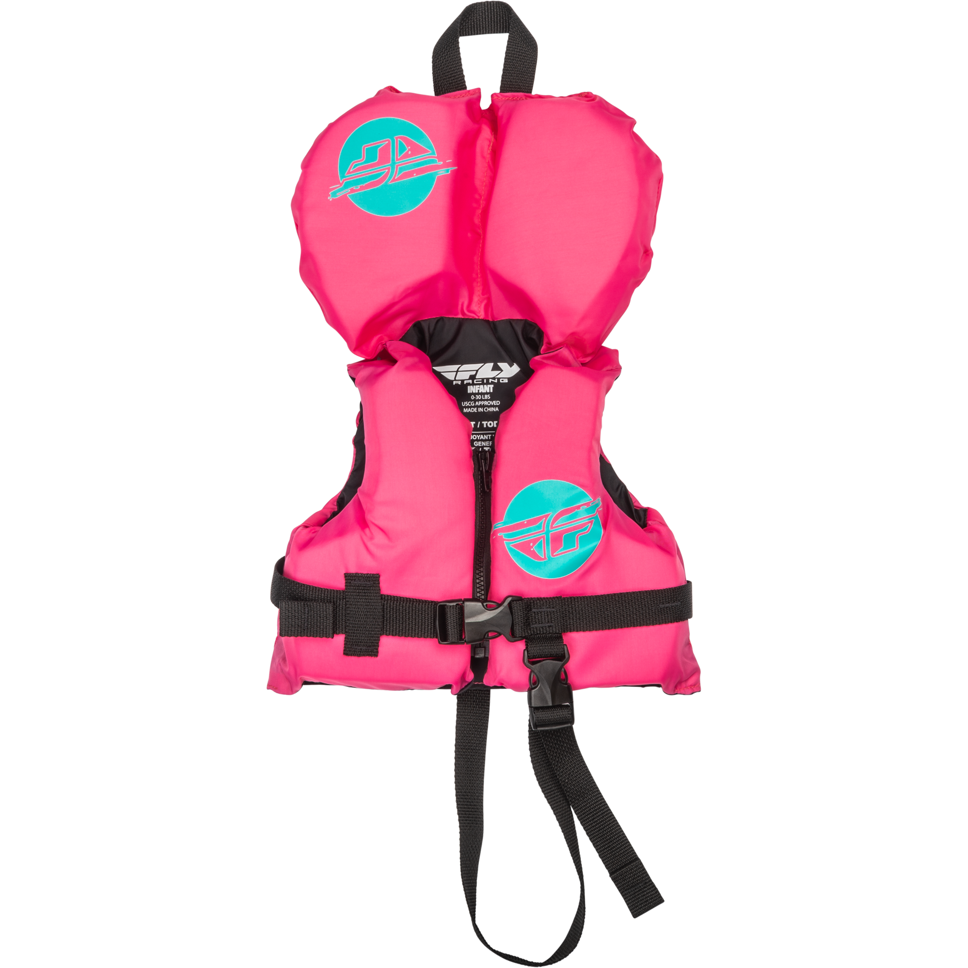 Infant Flotation Vest Neon Pink/Teal
