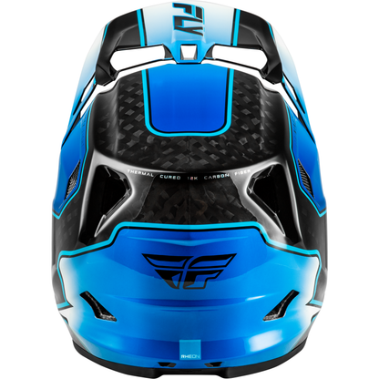Werx R Flow Carbon Helmet Black Carbon/Blue/White Lg