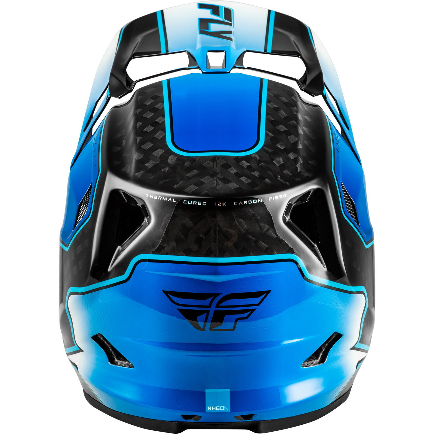 Werx R Flow Carbon Helmet Black Carbon/Blue/White Sm