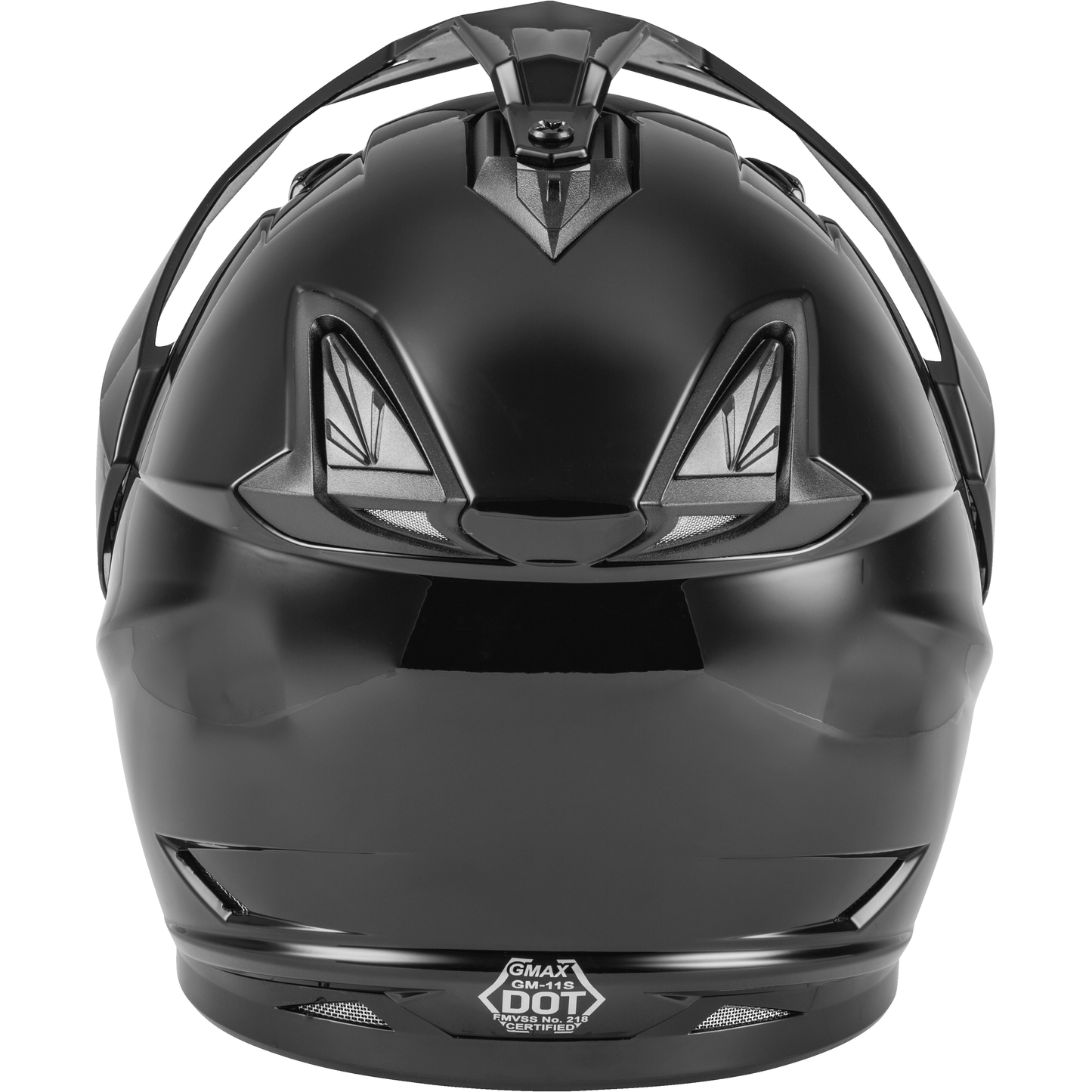 Gm 11 Dual Sport Helmet Black  Md