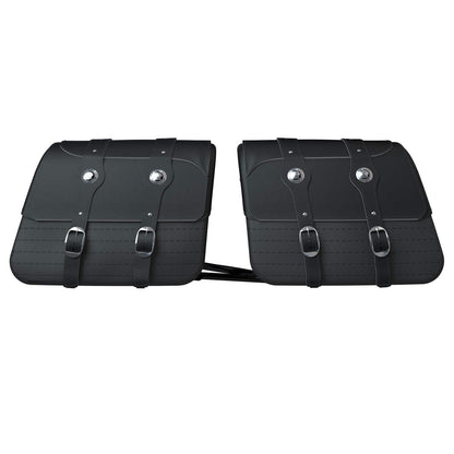 Indian Motorcycle All-Weather Vinyl Saddlebags, Black - 2884924-VBA