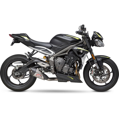 Exhaust Street At2 Works Slip On Ss Ss Cf