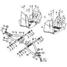 Polaris ATV ASM-A-Arm, LH, BLK, Genuine OEM Part 0455450-067, Qty 1