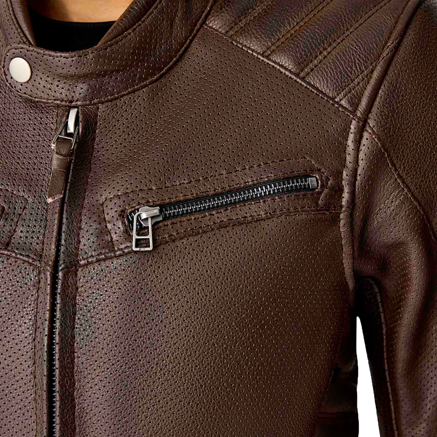 Womens Roadster Air D3o Jacket Brown Leather Lg