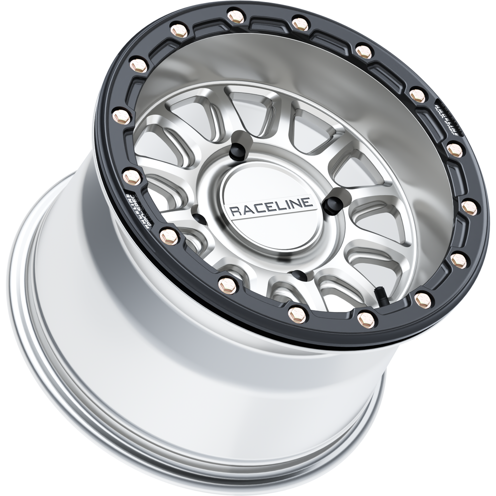 Alpha Hyper Wheel 4/156 Hyper Silver/Blk 15x10 (+10mm)