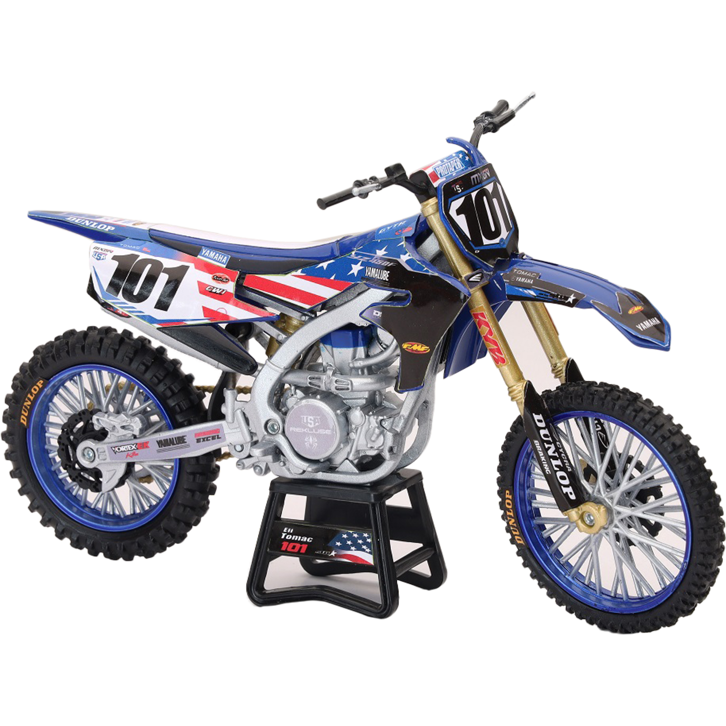 1:12 Scale Mxon Yamaha Yz450f Eli Tomac #101