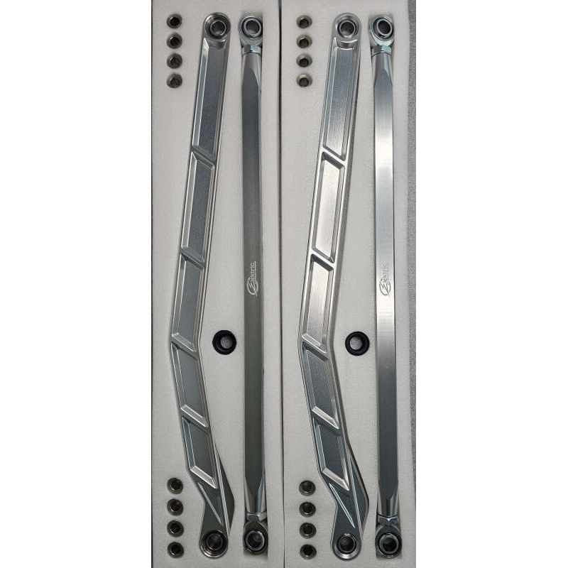 Elektric Offroad 2022+ Polaris Rzr Pro Rurbo R Billet High Clearance Radius Rods Anodized Clear