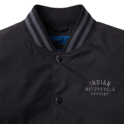 Indian Motorcycle Men's Casual Bomber, Black - XL - 286274009