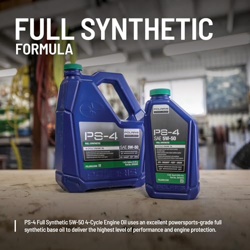 
                      
                        Polaris PS4 All-Season 4 Cycle 5W50 Full Synthetic Motor Oil, 1 Quart - 2876244
                      
                    