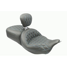 Mustang 08-25 Harley FL Touring Rd King Sp, Rd Glide Ltd, Dble Diamond ST Backrest - Black/SB