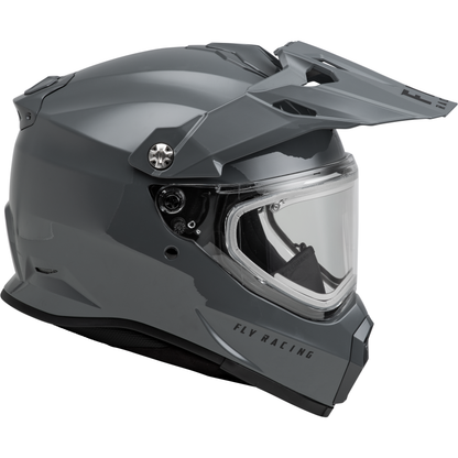 Trekker Cw Solid Helmet Elec Shld Grey Xs