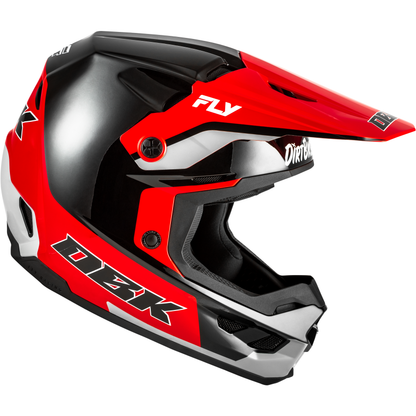 Kinetic Dbk Helmet Black/Red/Grey Md