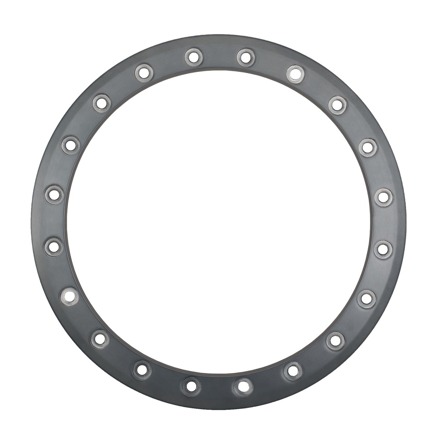 Sb8 Sb9 15" Beadlock Ring 10mm 20 Hole Gloss Brushed Gry